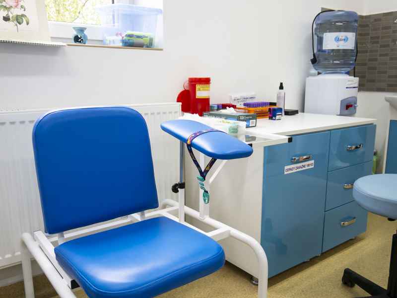 Medikamed stanowisko poboru krwi